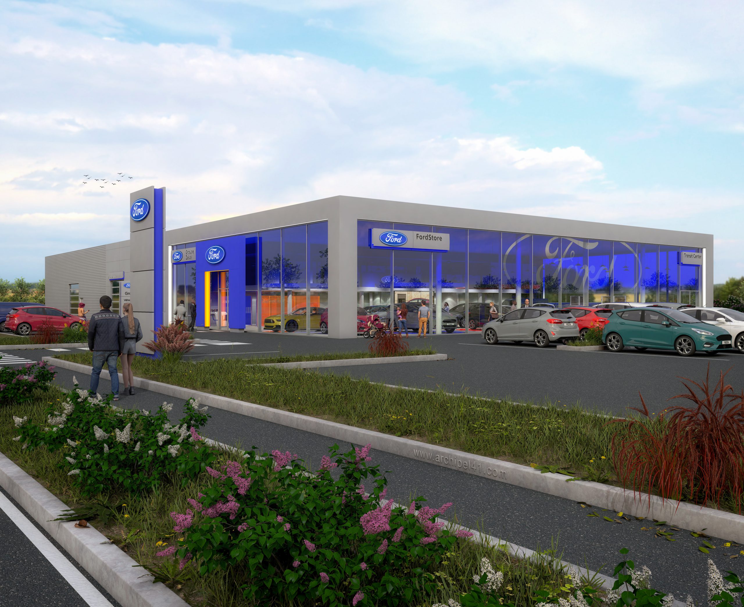 Concession Ford Seine-et-Marne - Hybrid Design